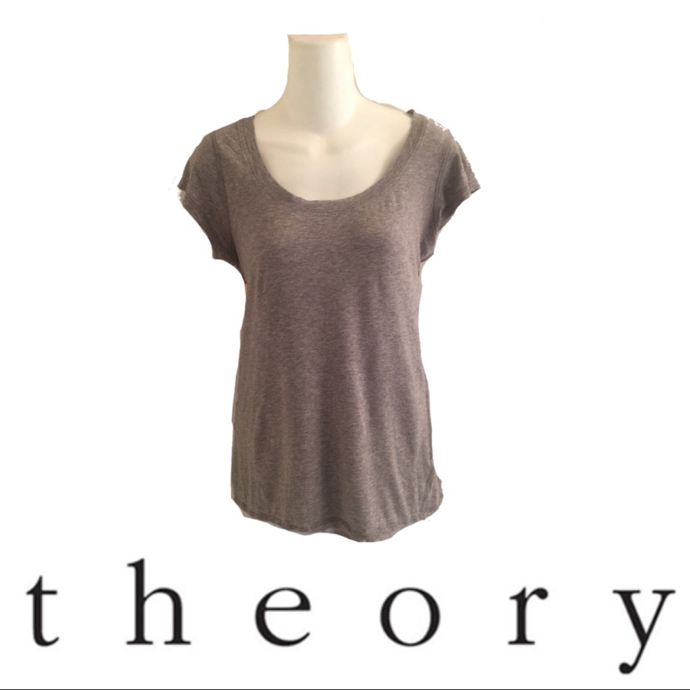 Theory Grey Short sleeve  Tee Shirt